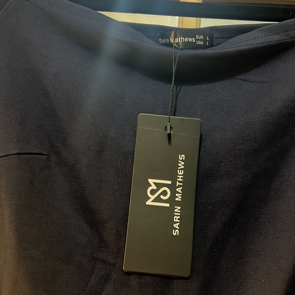 Sarin Mathews  NWT Off The Shoulder Short Sleeve
High Low Cocktail Skater Dress - Picture 3 of 6